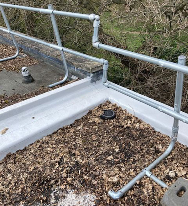 Guardrail with missing components